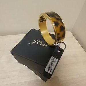 NWT J. Crew Tortoise Clamp Bracelet